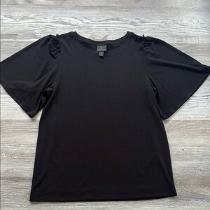 Worthington Black Short Sleeve Tee Classic Style sizes small